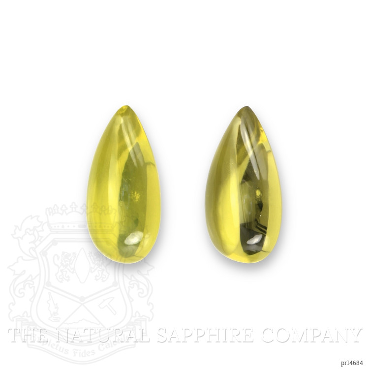 65.30 Ct.Tw. Yellow Quartz Pair from Brazil