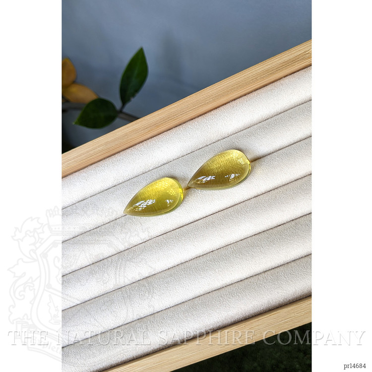 65.30 Ct.Tw. Yellow Quartz Pair from Brazil