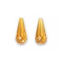 14.15 Ct.Tw.Total Carat Weight Yellow Citrine Pair from Brazil Video