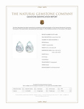 4.64 Ct.Tw.Total Carat Weight Blue Aquamarine Pair from Brazil Scan Report