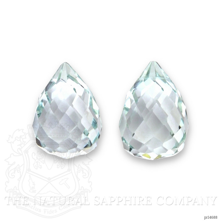 4.64 Ct.Tw. Blue Aquamarine Pair from Brazil