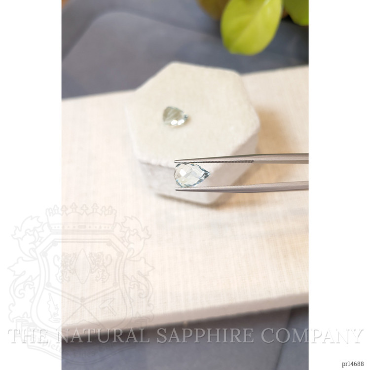 4.64 Ct.Tw. Blue Aquamarine Pair from Brazil