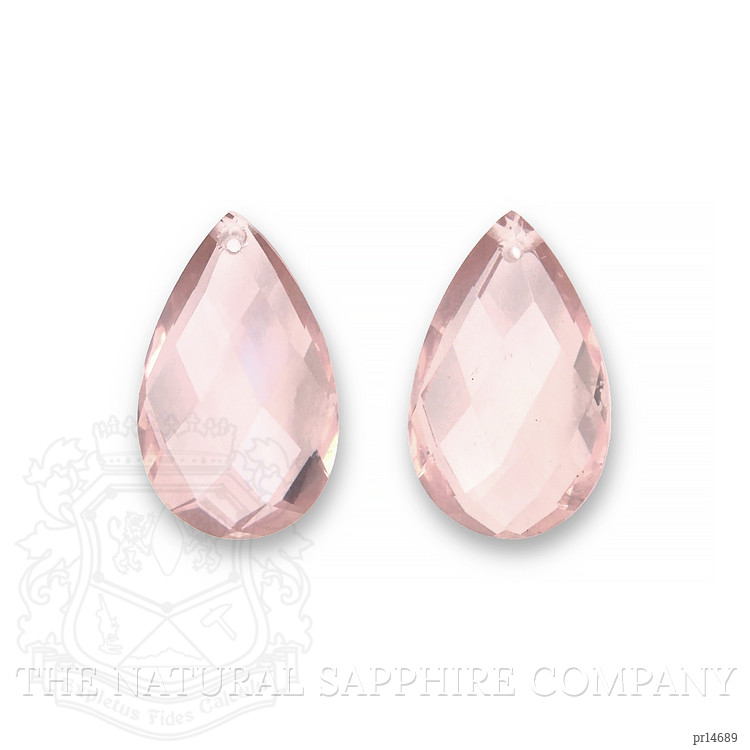 20.71 Ct.Tw. Pink Rose Quartz Pair from Brazil