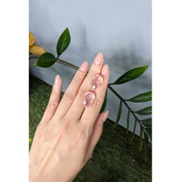 20.71 Ct.Tw.Total Carat Weight Pink Rose Quartz Pair from Brazil Life Style