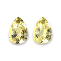 20.72 Ct.Tw.Total Carat Weight Yellow Citrine Pair from Brazil Video