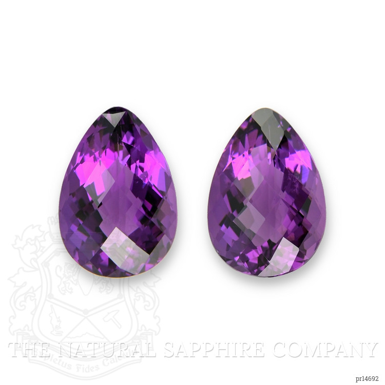29.04 Ct.Tw. Purple Amethyst Pair from Brazil