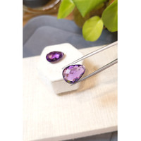 22.14 Ct.Tw.Total Carat Weight Purple Amethyst Pair from Brazil Life Style