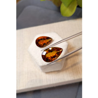25.52&nbsp;Ct.Tw.Total Carat Weight Madeira (Reddish Orange) Citrine Pair from Brazil Life Style