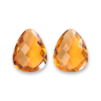 31.64 Ct.Tw.Total Carat Weight Yellow Quartz Pair from Brazil Video