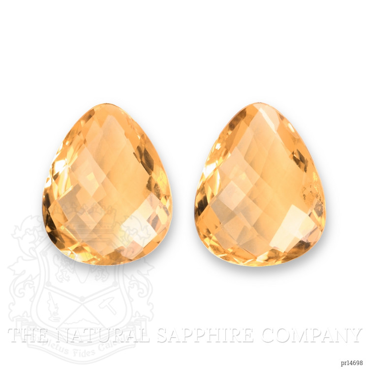 34.97 Ct.Tw. Yellow Quartz Pair from Brazil