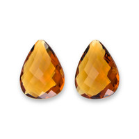 30.85 Ct.Tw.Total Carat Weight Yellow Quartz Pair from Brazil Video