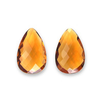 38.15 Ct.Tw.Total Carat Weight Yellow Quartz Pair from Brazil Video