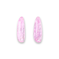 35.83 Ct.Tw.Total Carat Weight Pink Cabochon Topaz Pair from Brazil Video