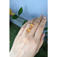16.46 Ct.Tw.Total Carat Weight Golden Citrine Pair from Brazil Life Style