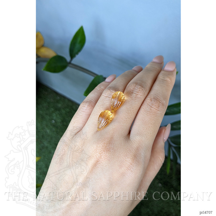 16.46 Ct.Tw. Golden Citrine Pair from Brazil