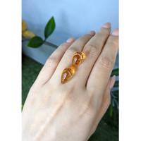 19.92&nbsp;Ct.Tw.Total Carat Weight Golden Citrine Pair from Brazil Life Style