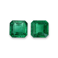 13.24 Ct.Tw.Total Carat Weight Emerald Pair from Zambia Video