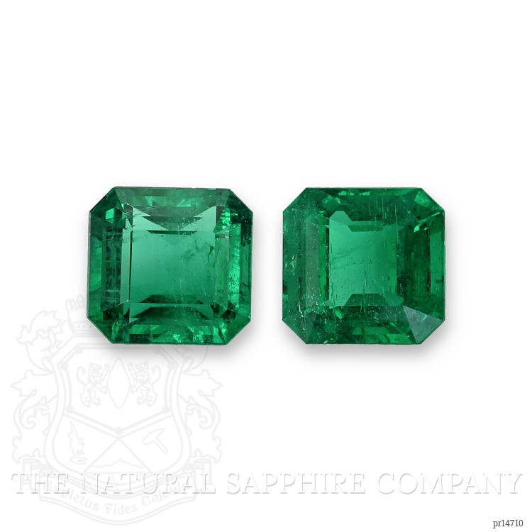 13.24 Ct.Tw. Emerald Pair from Zambia