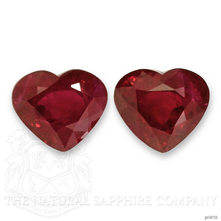4.17 Ct.Tw. Ruby Pair from Burma (Myanmar)