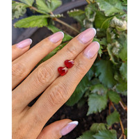 4.17&nbsp;Ct.Tw.Total Carat Weight Ruby Pair from Burma (Myanmar) Life Style