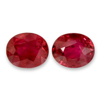 4.03&nbsp;Ct.Tw.Total Carat Weight Ruby Pair from Burma (Myanmar) Video