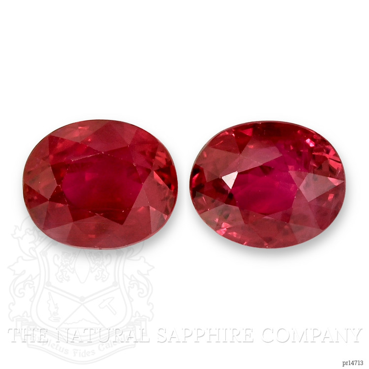 4.03 Ct.Tw. Ruby Pair from Burma (Myanmar)