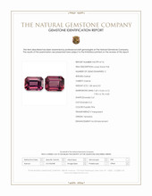 3.84 Ct.Tw.Total Carat Weight Purplish Pink Garnet Pair from Tanzania Scan Report