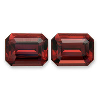 4.99&nbsp;Ct.Tw.Total Carat Weight Red Garnet Pair from Ceylon (Sri Lanka) Video