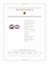 0.69&nbsp;Ct.Tw.Total Carat Weight Pink Sapphire Pair from Ceylon (Sri Lanka) Scan Report