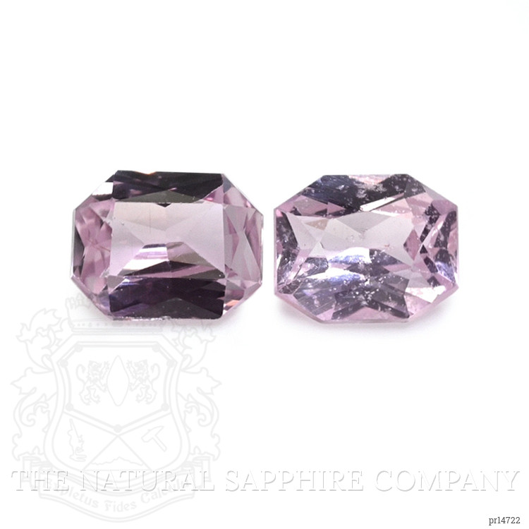 0.69 Ct.Tw. Pink Sapphire Pair from Ceylon (Sri Lanka)