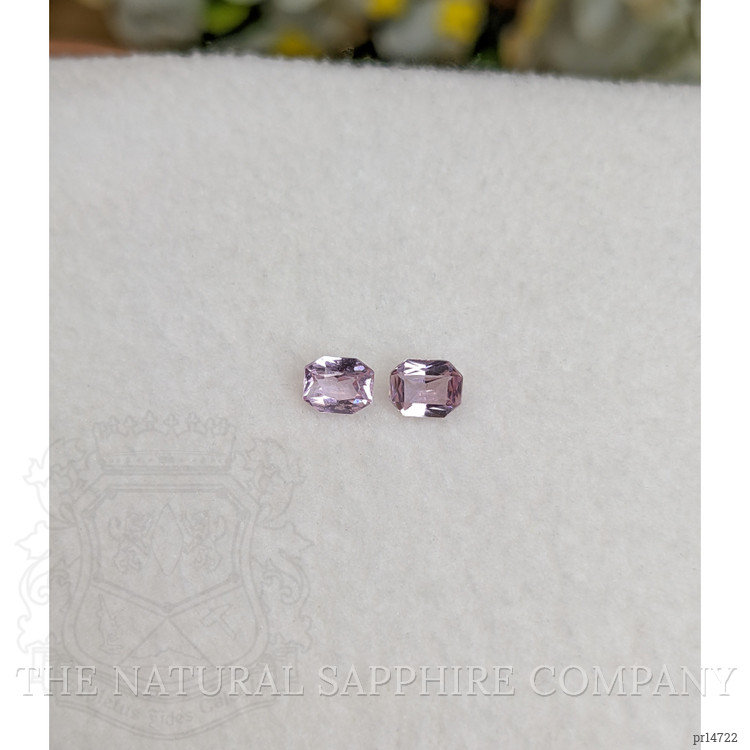 0.69 Ct.Tw. Pink Sapphire Pair from Ceylon (Sri Lanka)