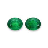 5.25 Ct.Tw.Total Carat Weight Emerald Pair from Colombia - Muzo Video