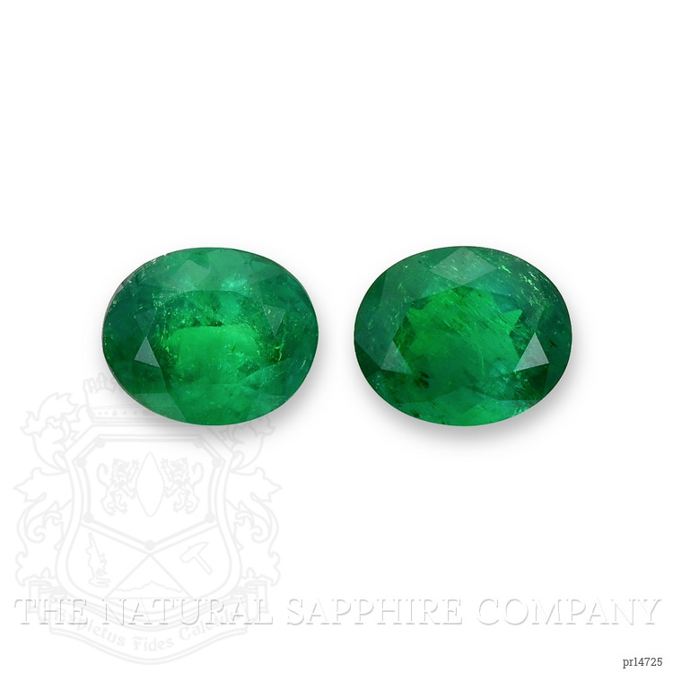5.25 Ct.Tw. Emerald Pair from Colombia - Muzo