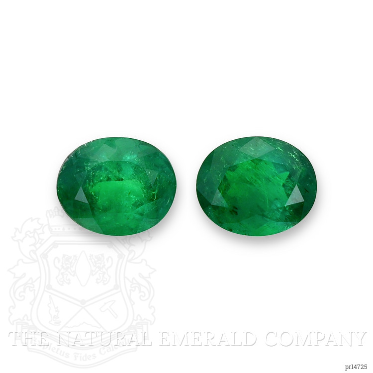 5.25 Ct.Tw. Emerald Pair from Colombia - Muzo