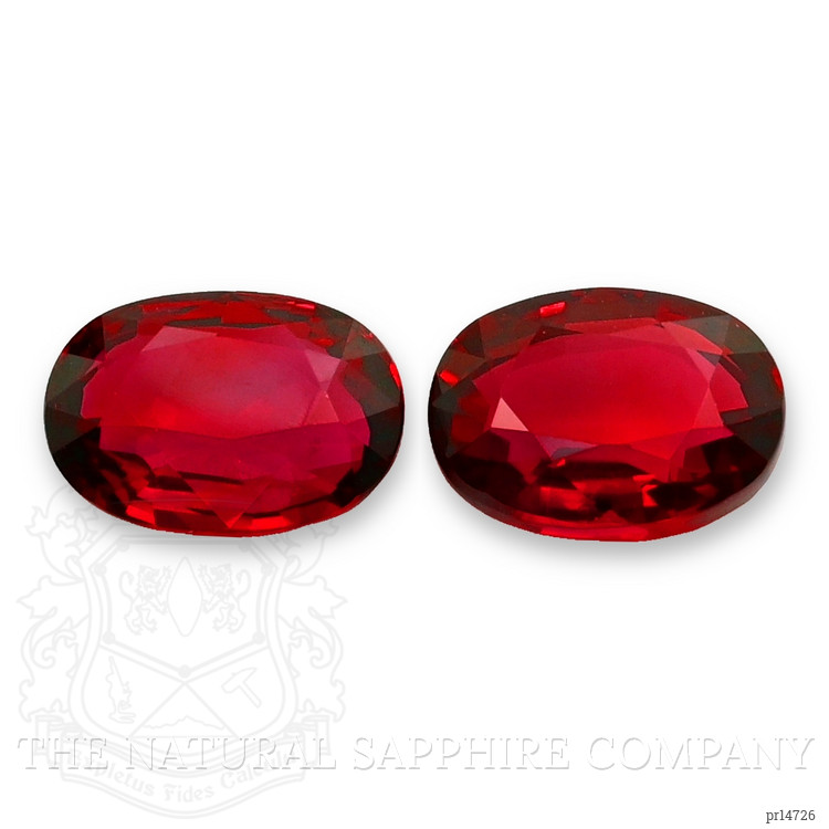 4.35 Ct.Tw. Ruby Pair from Mozambique