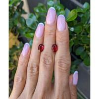 4.35&nbsp;Ct.Tw.Total Carat Weight Ruby Pair from Mozambique Life Style
