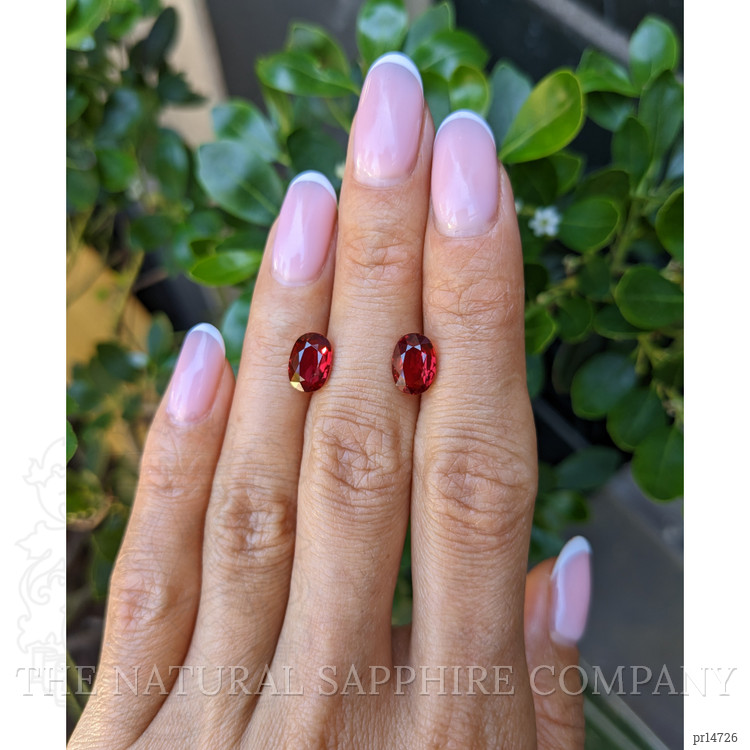 4.35 Ct.Tw. Ruby Pair from Mozambique