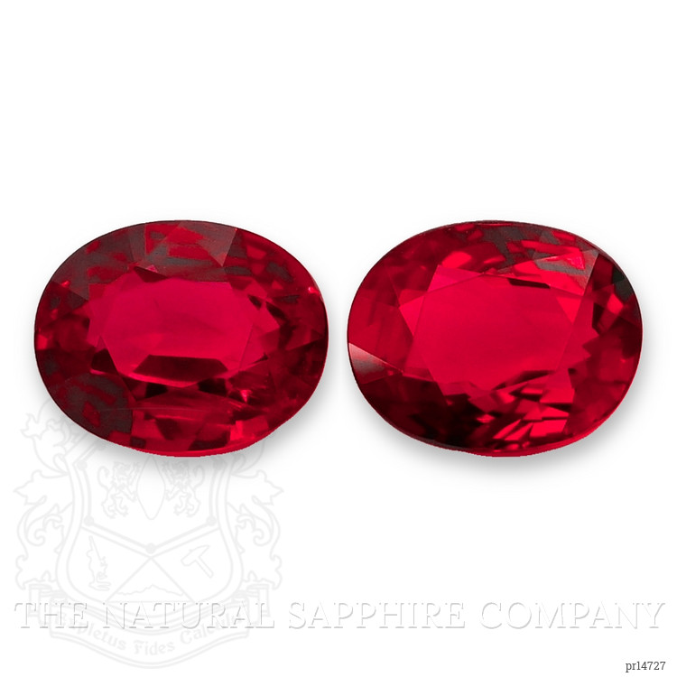 4.48 Ct.Tw. Ruby Pair from Mozambique