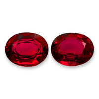 4.63 Ct.Tw.Total Carat Weight Ruby Pair from Mozambique Video