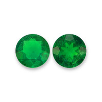 0.73 Ct.Tw.Total Carat Weight Emerald Pair from Colombia Video