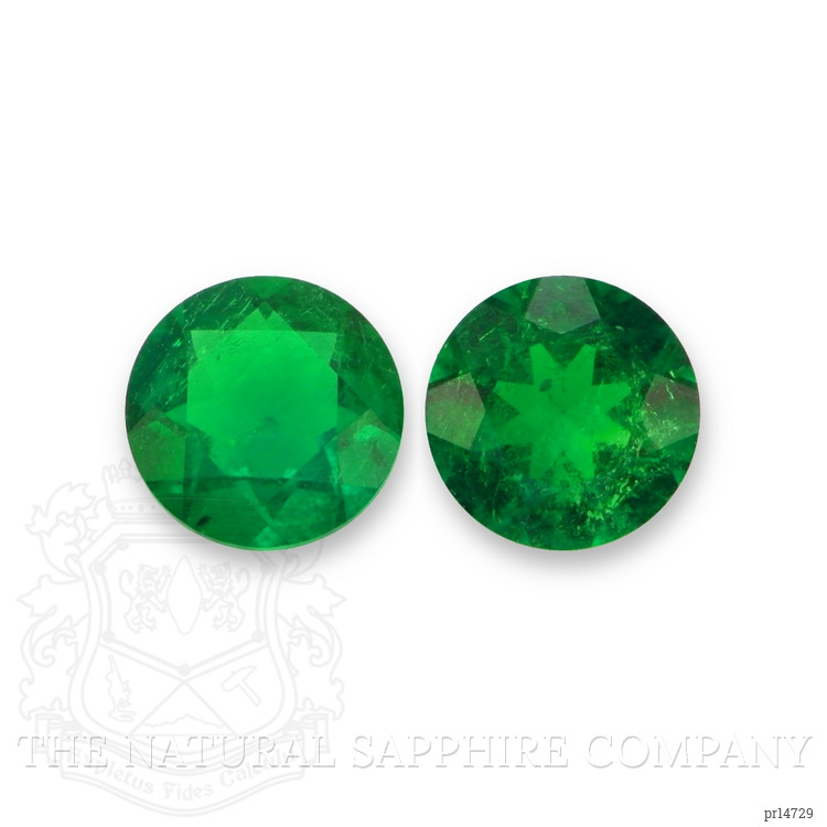 0.73 Ct.Tw. Emerald Pair from Colombia