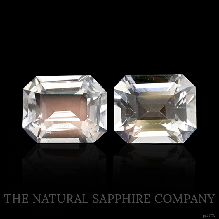 1.04 Ct.Tw. Rainbow Moonstone Pair from Ceylon (Sri Lanka)