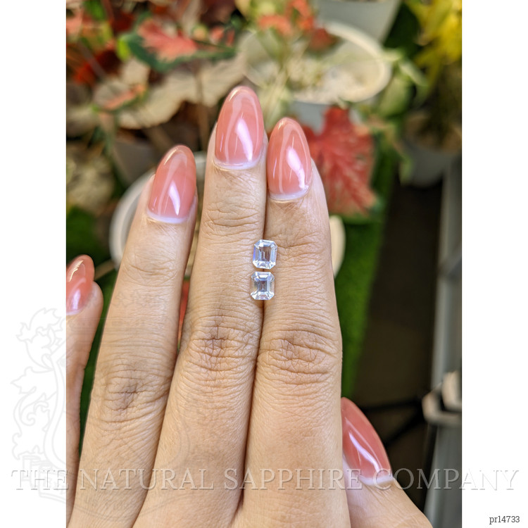 1.04 Ct.Tw. Rainbow Moonstone Pair from Ceylon (Sri Lanka)