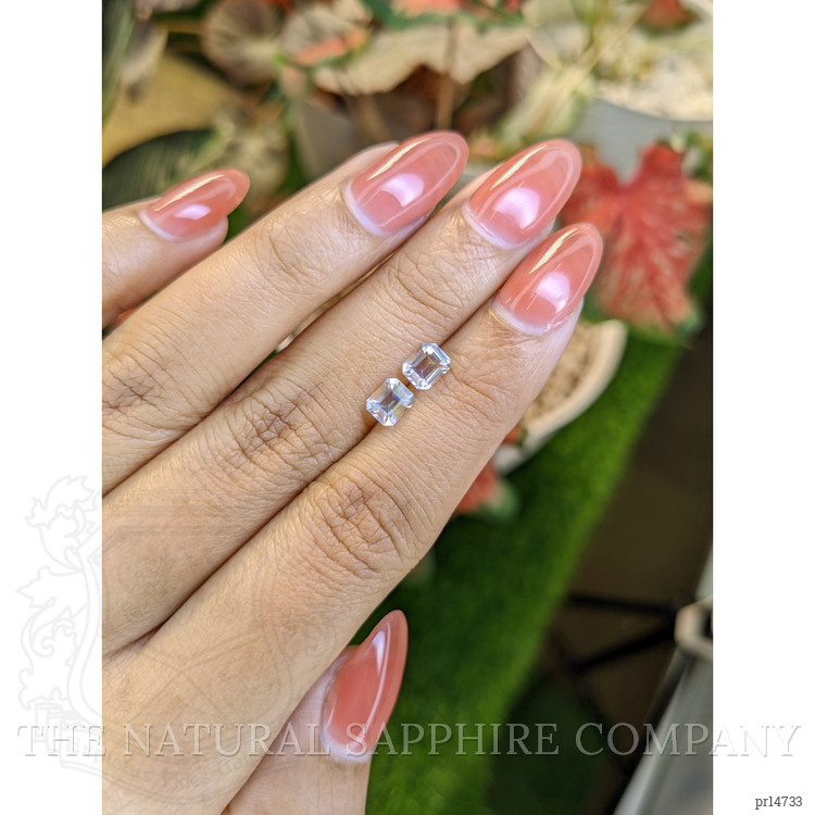 1.04 Ct.Tw. Rainbow Moonstone Pair from Ceylon (Sri Lanka)