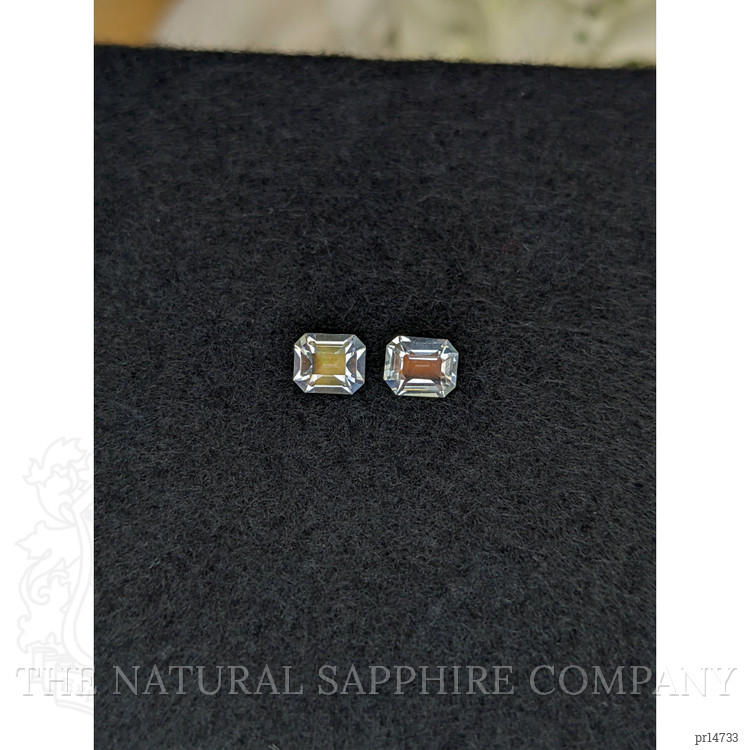 1.04 Ct.Tw. Rainbow Moonstone Pair from Ceylon (Sri Lanka)