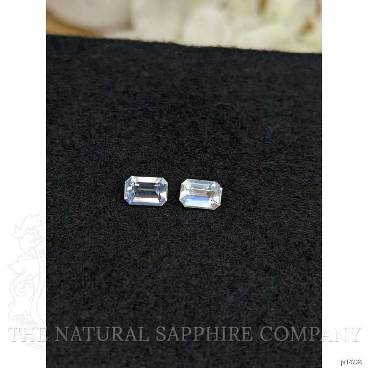 1.12 Ct.Tw. Rainbow Moonstone Pair from Ceylon (Sri Lanka)