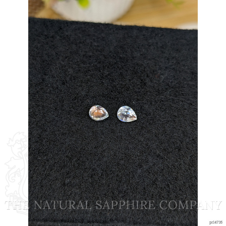 0.94 Ct.Tw. Rainbow Moonstone Pair from Ceylon (Sri Lanka)