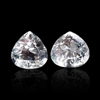 0.81&nbsp;Ct.Tw.Total Carat Weight Rainbow Moonstone Pair from Ceylon (Sri Lanka) Video
