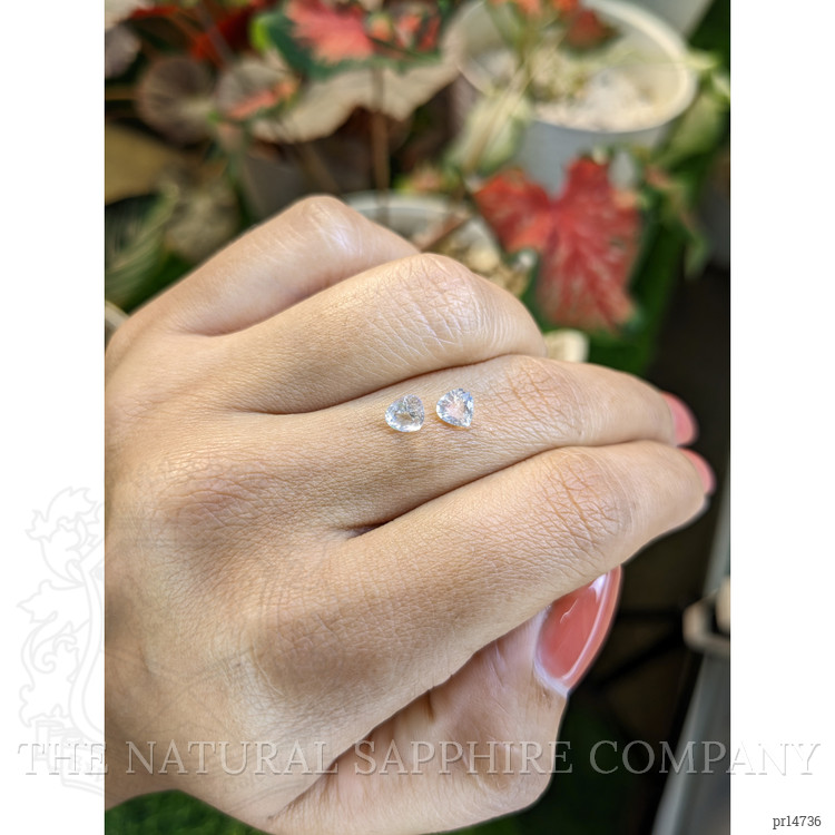 0.81 Ct.Tw. Rainbow Moonstone Pair from Ceylon (Sri Lanka)
