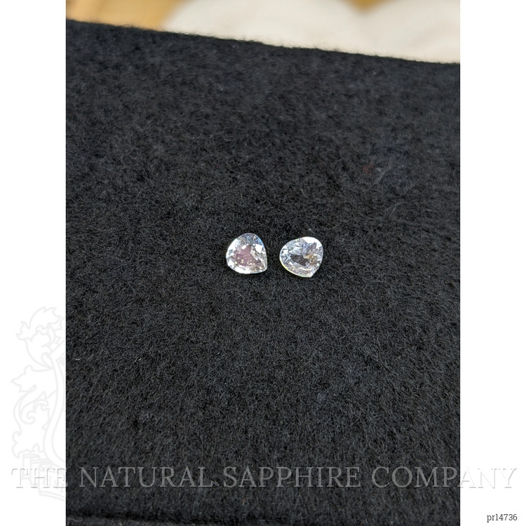 0.81 Ct.Tw. Rainbow Moonstone Pair from Ceylon (Sri Lanka)
